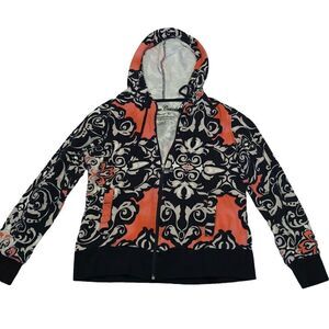 Onque Casuals Women’s Size Small Blue Orange Zip Up Hoodie